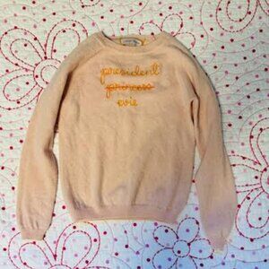 Girl's LINGUA FRANCA 100% CASHMERE LUXURY SWEATER PRESIDENT PRINCESS